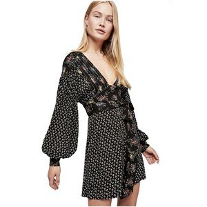 Free People Wonderland Printed Mini Dress